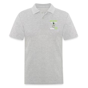 Hurra der Lauch wird 16 - Männer Poloshirt - Grau meliert - Vorne - Kai (181cm)