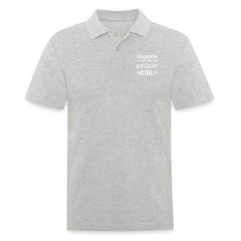 Grand-mère de la fille d’anniversaire - Polo Homme - gris chiné - Devant - Kai (181cm)
