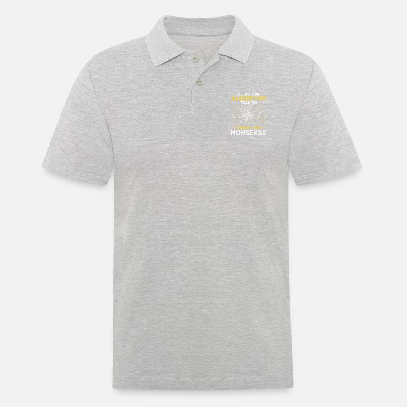 Artificial Intelligence Algorithm Programmer - Männer Poloshirt - Grau meliert