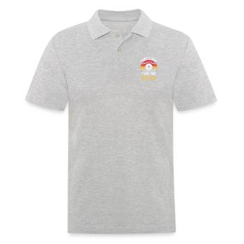 That's How I See The World - Men's Polo Shirt - heather grey - Front - Kai (181cm)