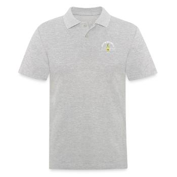 Holy Blockamole - Männer Poloshirt - Grau meliert - Vorne - Kai (181cm)