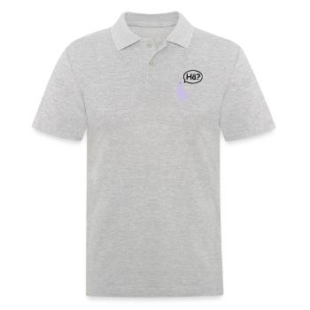 Lustige Taube - Männer Poloshirt - Grau meliert - Vorne - Kai (181cm)