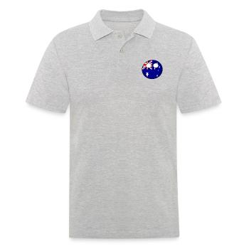 Countryball Country Ball Country Home Australia - Men's Polo Shirt - heather grey - Front - Kai (181cm)