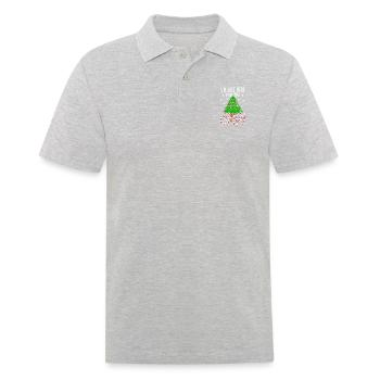 Je suis juste là pour les bonbons - Polo Homme - gris chiné - Devant - Kai (181cm)