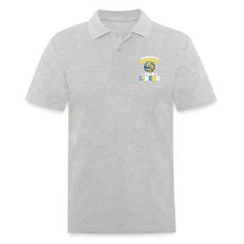 Of Course I'm Defensive I'm A Libero - Men's Polo Shirt - heather grey - Front - Kai (181cm)