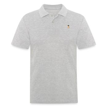 Döner Kebap Wrap Jufka Falaffel Design Kawaii - Polo Homme - gris chiné - Devant - Kai (181cm)