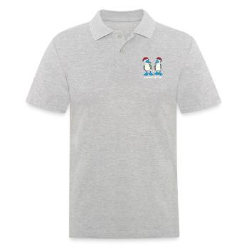 Galapagos Christmas - Men's Polo Shirt - heather grey - Front - Kai (181cm)