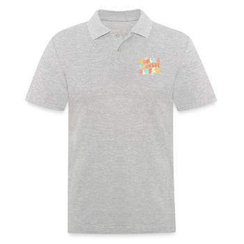 World's Okayest Sister - Männer Poloshirt - Grau meliert - Vorne - Kai (181cm)