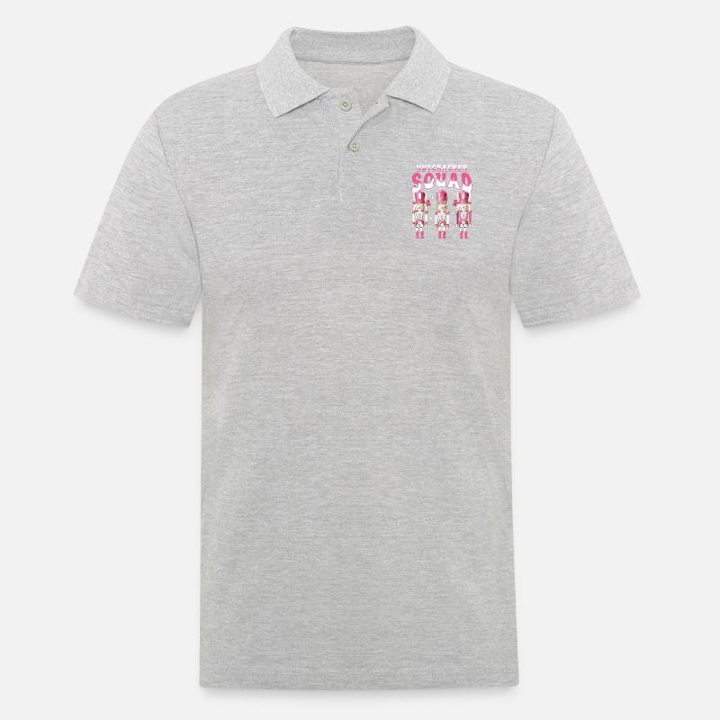 Nutcracker Squad - Männer Poloshirt - Grau meliert