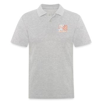 Just A Girl Who Loves Bulldogs - Männer Poloshirt - Grau meliert - Vorne - Kai (181cm)
