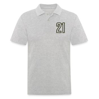 21 - Polo Homme - gris chiné - Devant - Kai (181cm)