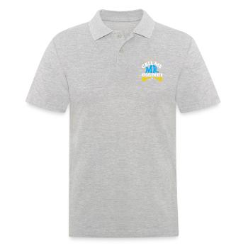 Mr. Homeowner - Männer Poloshirt - Grau meliert - Vorne - Kai (181cm)
