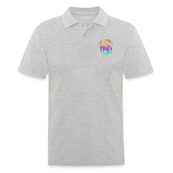 Volunteer Squad - Men's Polo Shirt - heather grey - Front - Kai (181cm)
