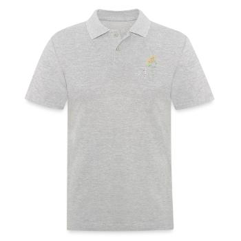Best Cat Brother Ever - Männer Poloshirt - Grau meliert - Vorne - Kai (181cm)