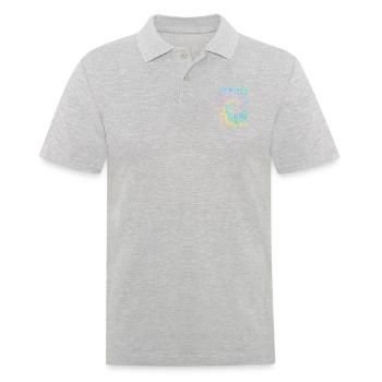 Family Cruise 2024 - Männer Poloshirt - Grau meliert - Vorne - Kai (181cm)