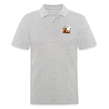 Vintage Ghost Pumpkin Spice - Men's Polo Shirt - heather grey - Front - Kai (181cm)