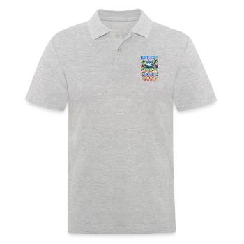 Birthday Cruise Squad 2025 - Männer Poloshirt - Grau meliert - Vorne - Kai (181cm)