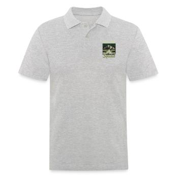 Road Trip Squad - Männer Poloshirt - Grau meliert - Vorne - Kai (181cm)