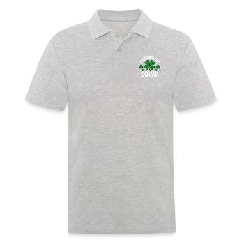 Escouade des manigances - Polo Homme - gris chiné - Devant - Kai (181cm)