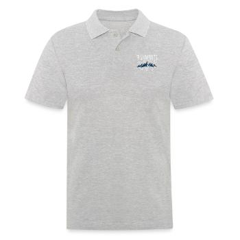 7 Summits Kosciuszko - Männer Poloshirt - Grau meliert - Vorne - Kai (181cm)
