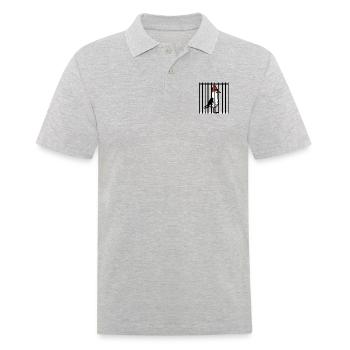 Bandit de la mer du Nord Seagull w. Cap en prison - Polo Homme - gris chiné - Devant - Kai (181cm)