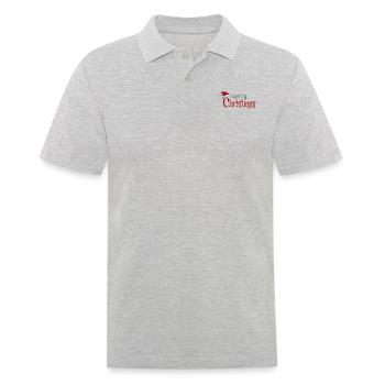 Joyeux Noël - Polo Homme - gris chiné - Devant - Kai (181cm)
