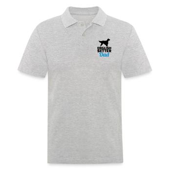 English Setter - Men's Polo Shirt - heather grey - Front - Kai (181cm)