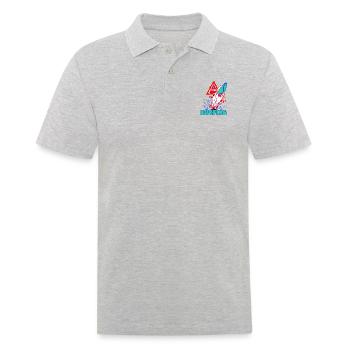 Arrêt - Surf - Polo Homme - gris chiné - Devant - Kai (181cm)