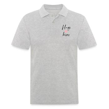Câlins & baisers - Polo Homme - gris chiné - Devant - Kai (181cm)
