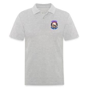 Unicorn6 - Männer Poloshirt - Grau meliert - Vorne - Kai (181cm)