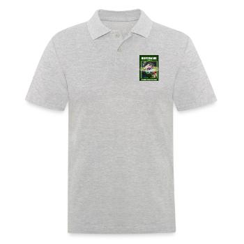 Hirtenwahl - Szene 04 - Mietling vs. guter Hirte - Männer Poloshirt - Grau meliert - Vorne - Kai (181cm)