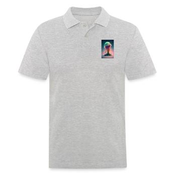 Zombie Frozen - Men's Polo Shirt - heather grey - Front - Kai (181cm)