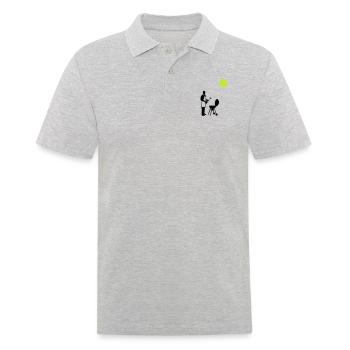 Barbecue d’été - Polo Homme - gris chiné - Devant - Kai (181cm)