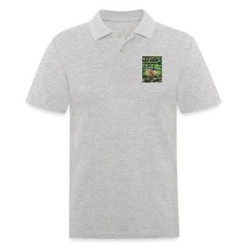 fde55127 b425 41d4 9d84 d3726ca8f246 - Männer Poloshirt - Grau meliert - Vorne - Kai (181cm)