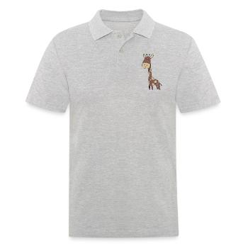 Girafe - Polo Homme - gris chiné - Devant - Kai (181cm)