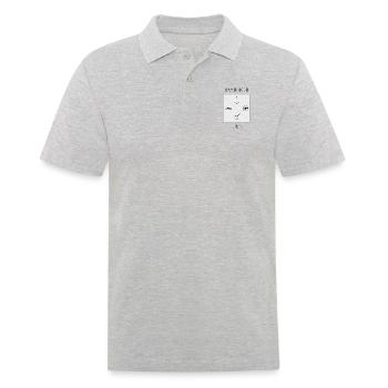 Hamburger Jung - Männer Poloshirt - Grau meliert - Vorne - Kai (181cm)