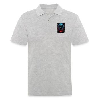 plage eau adorable nature soleil cool éléphant - Polo Homme - gris chiné - Devant - Kai (181cm)