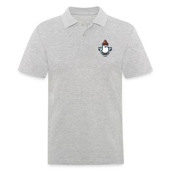 Mouette de la mer du Nord avec bonnet T-shirt - Polo Homme - gris chiné - Devant - Kai (181cm)