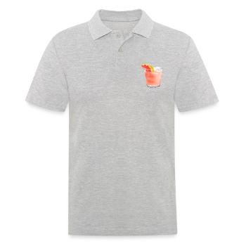 Cocktail d’été - Polo Homme - gris chiné - Devant - Kai (181cm)