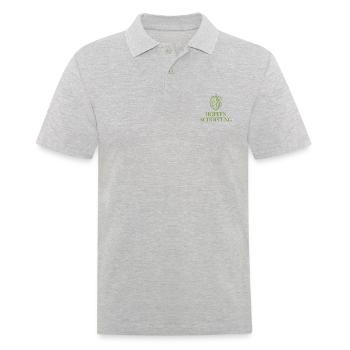 Création de houblon - Polo Homme - gris chiné - Devant - Kai (181cm)