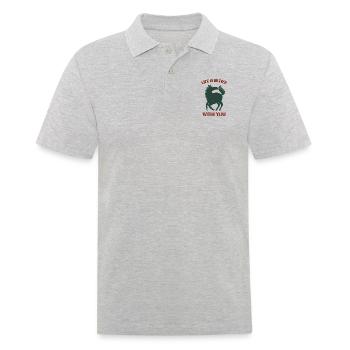 Pferde-Liebe - Männer Poloshirt - Grau meliert - Vorne - Kai (181cm)
