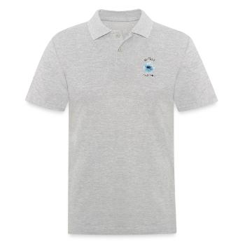 Weltbeste Patentante - Männer Poloshirt - Grau meliert - Vorne - Kai (181cm)