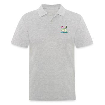 Paul first name boy superhero name monster hero - Men's Polo Shirt - heather grey - Front - Kai (181cm)