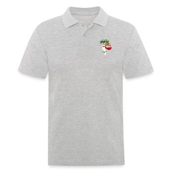 Amazing Super Bun - Männer Poloshirt - Grau meliert - Vorne - Kai (181cm)