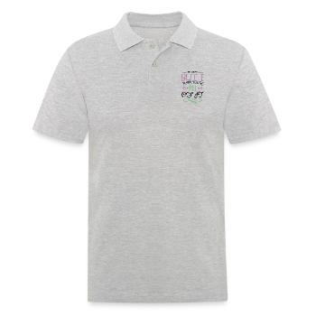 arboriculturist lumber construction carpenter - Männer Poloshirt - Grau meliert - Vorne - Kai (181cm)