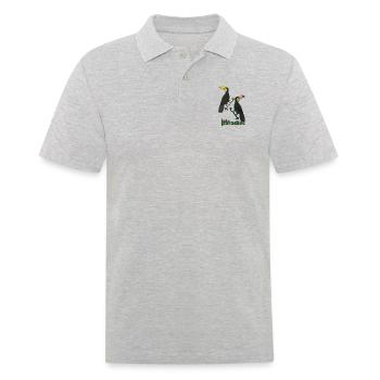 Tukan Into Paradise - Men's Polo Shirt - heather grey - Front - Kai (181cm)