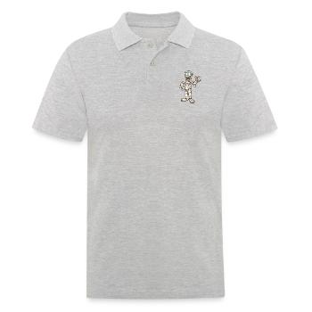 Cartoon Mummy - Men's Polo Shirt - heather grey - Front - Kai (181cm)