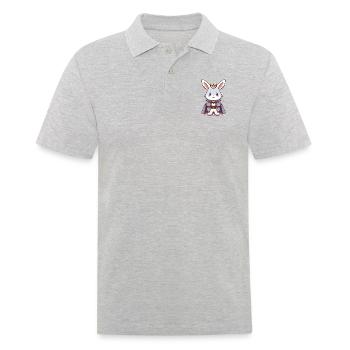 Lapin Roi Duc - Polo Homme - gris chiné - Devant - Kai (181cm)