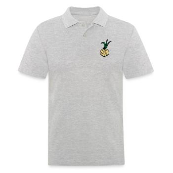Böse Zwiebel 3 - Männer Poloshirt - Grau meliert - Vorne - Kai (181cm)