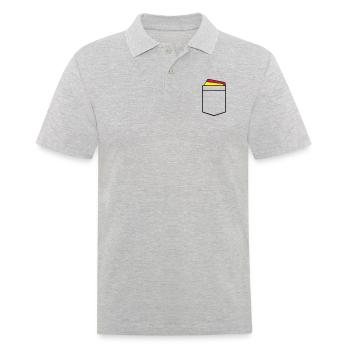 Arbitre - Polo Homme - gris chiné - Devant - Kai (181cm)